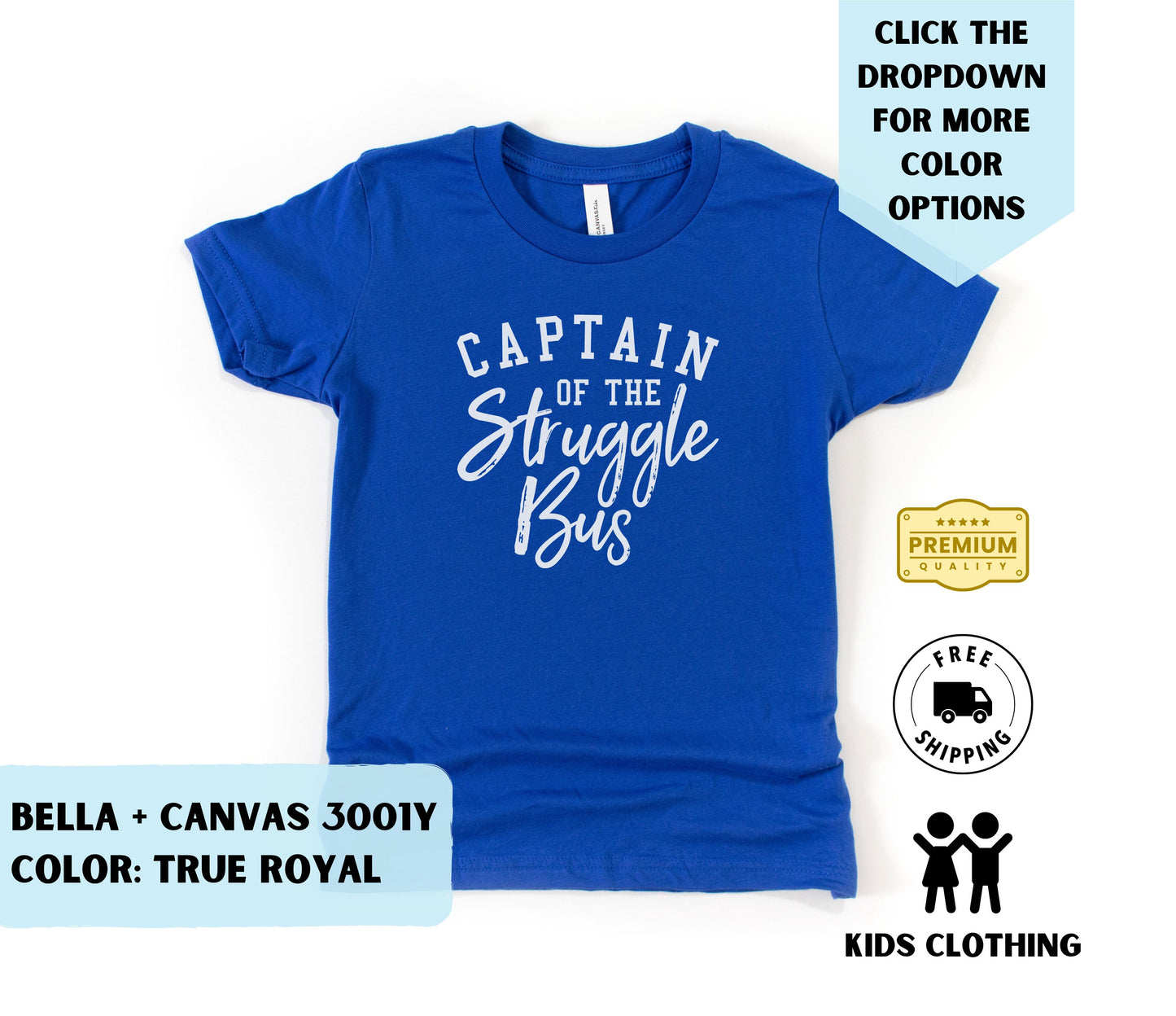 Youth Captain of the Struggle Bus T-Shirt