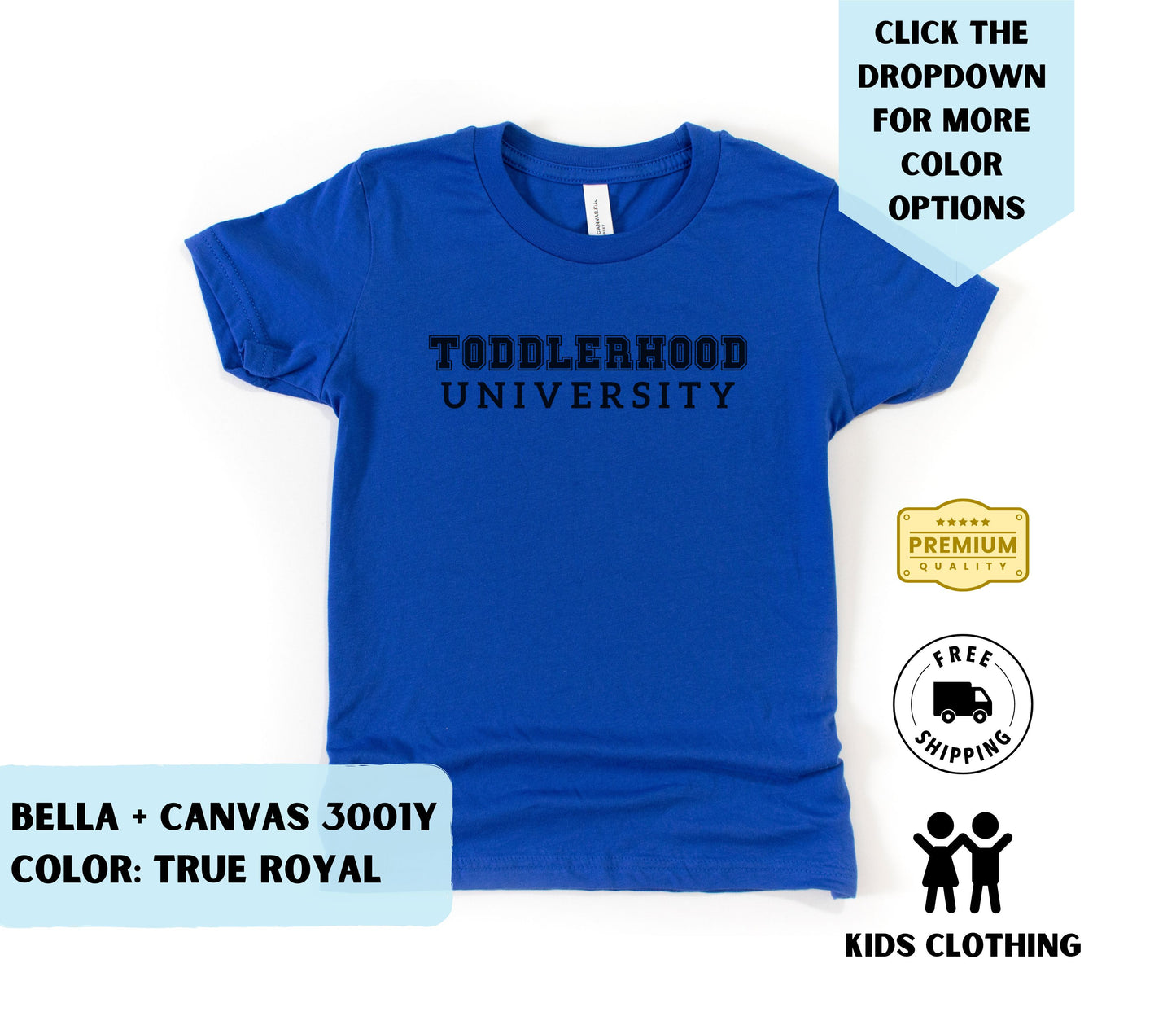 Toddler Toodlerhood University T-Shirt