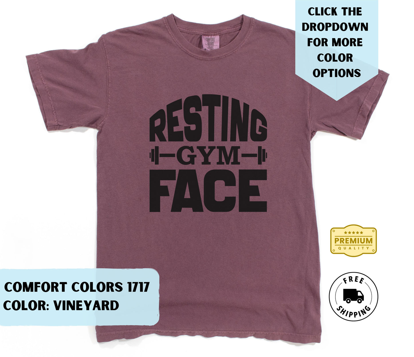 Resting Gym Face T-Shirt