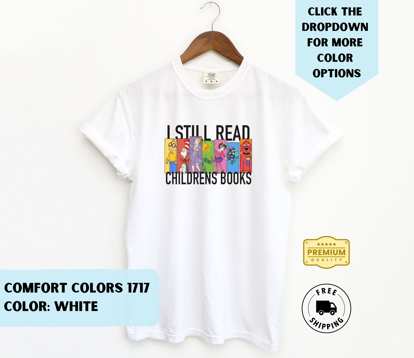 I Still Read Children's Books T-Shirt