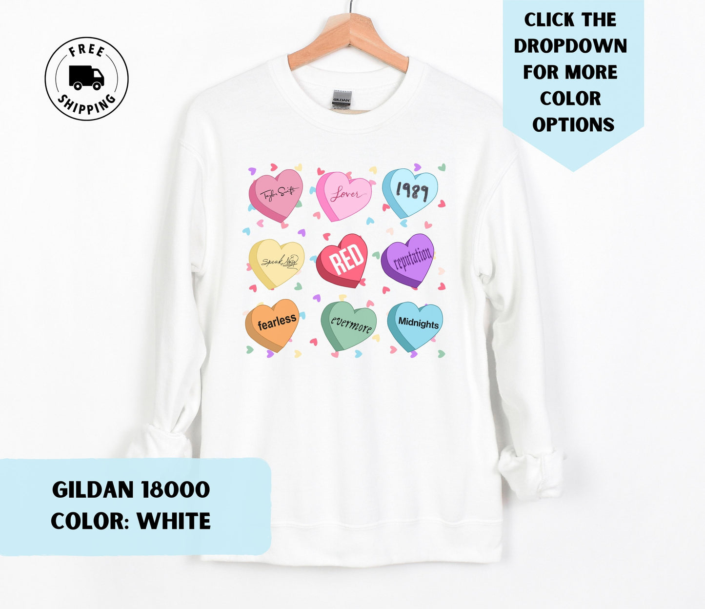 Swiftie Valentine Crewneck