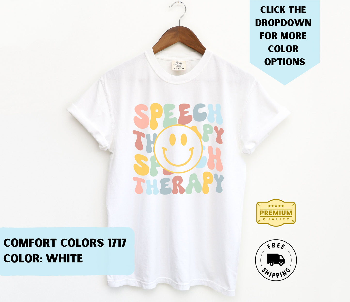 Speech Therapy Smiley T-Shirt