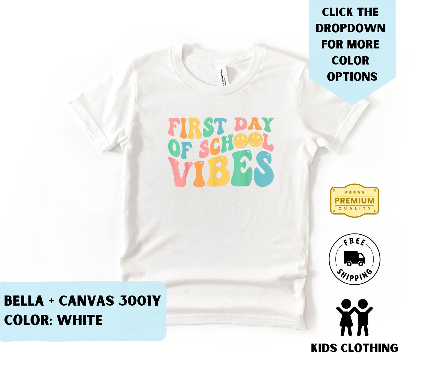 Youth First Day Vibes T-Shirt