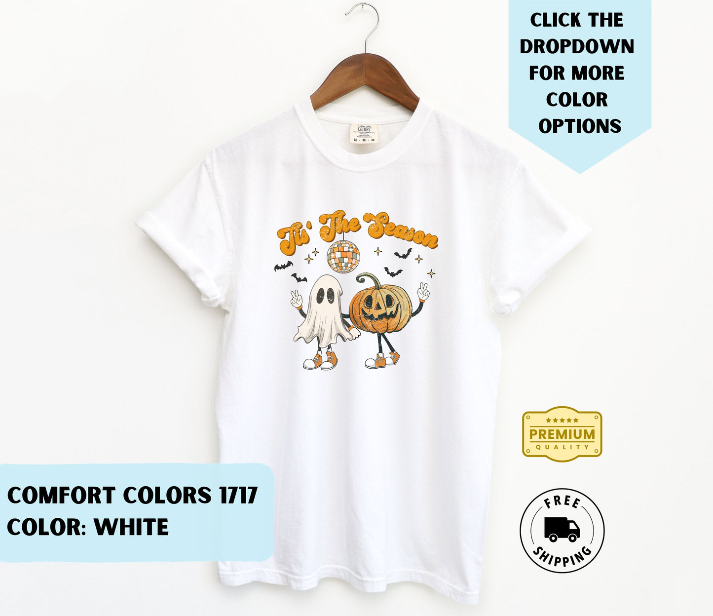 Tis The Season Halloween Pumpkin Ghoul T-Shirt