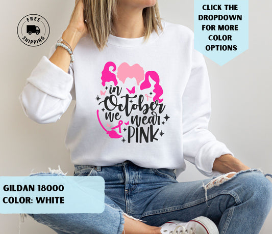 Sanderson Pink Breast Cancer Awareness Crewneck