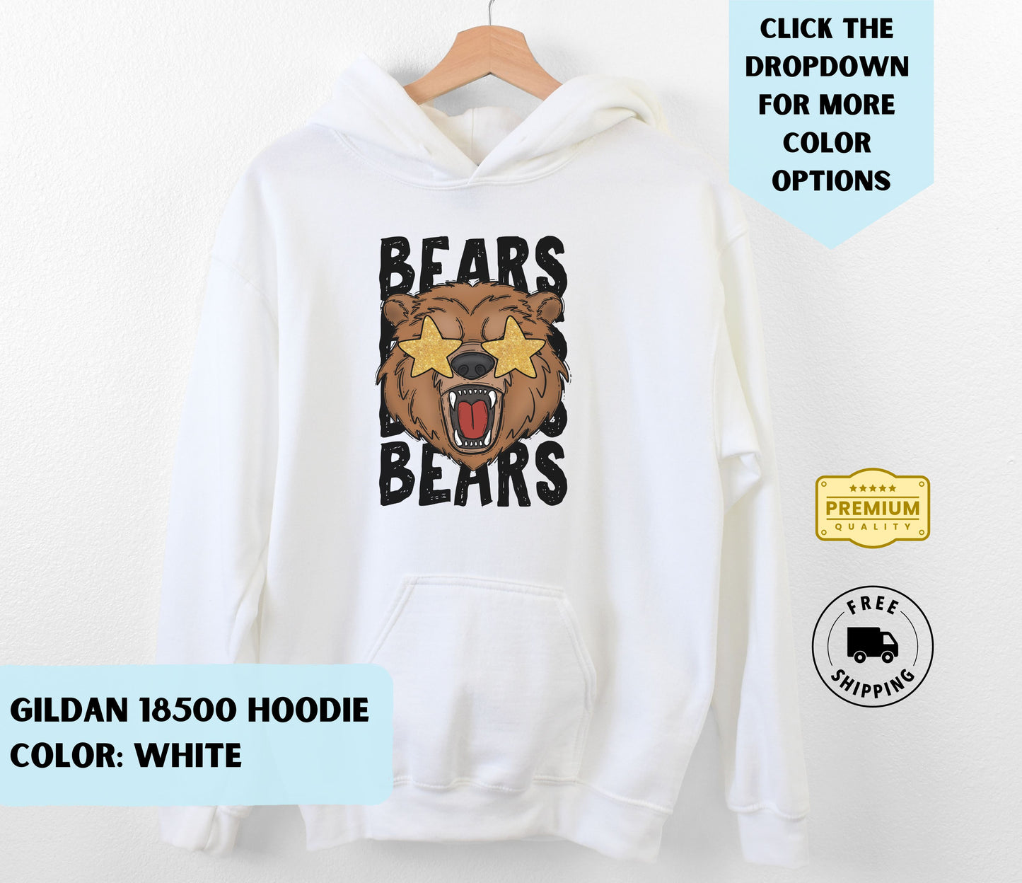 Bears Mascot Hoodie