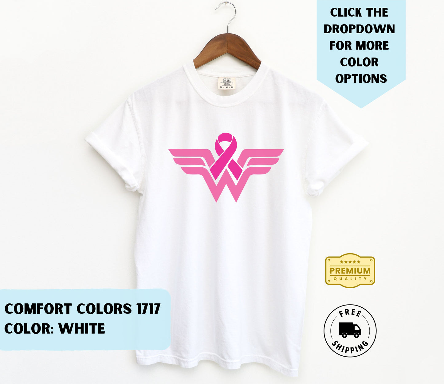 Wonder Women Breast Cancer Awareness Fundraiser T-Shirt