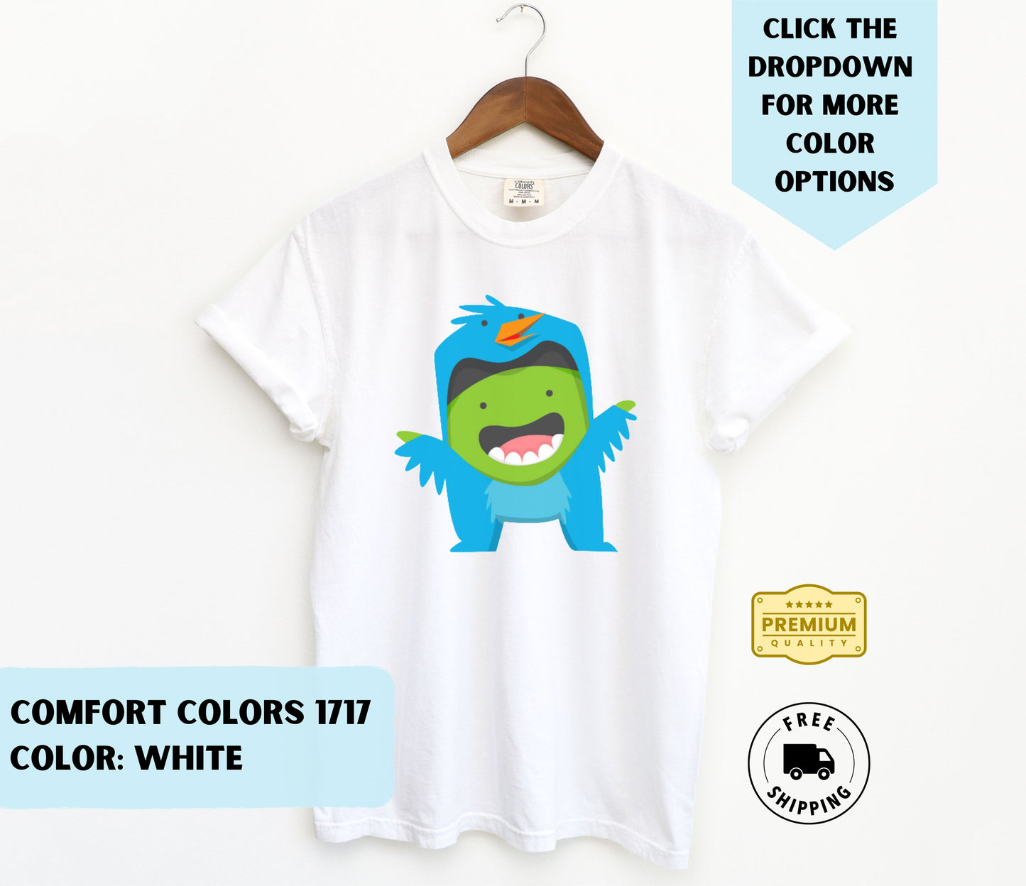 MOJO Monster Blue Bird T-Shirt