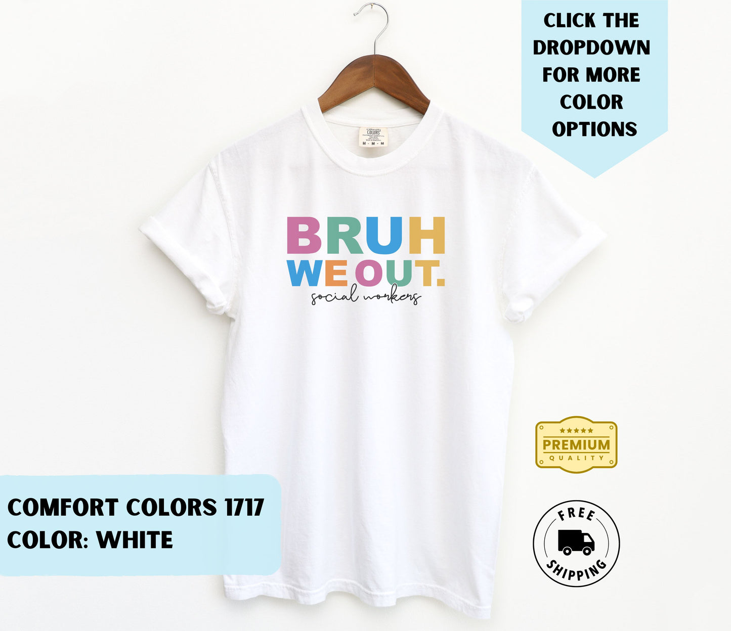 Bruh Social Workers T-Shirt